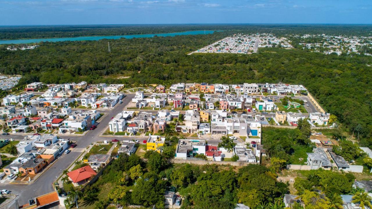 Casa moderna en segura Residencial Hacienda Chetumal Exterior foto